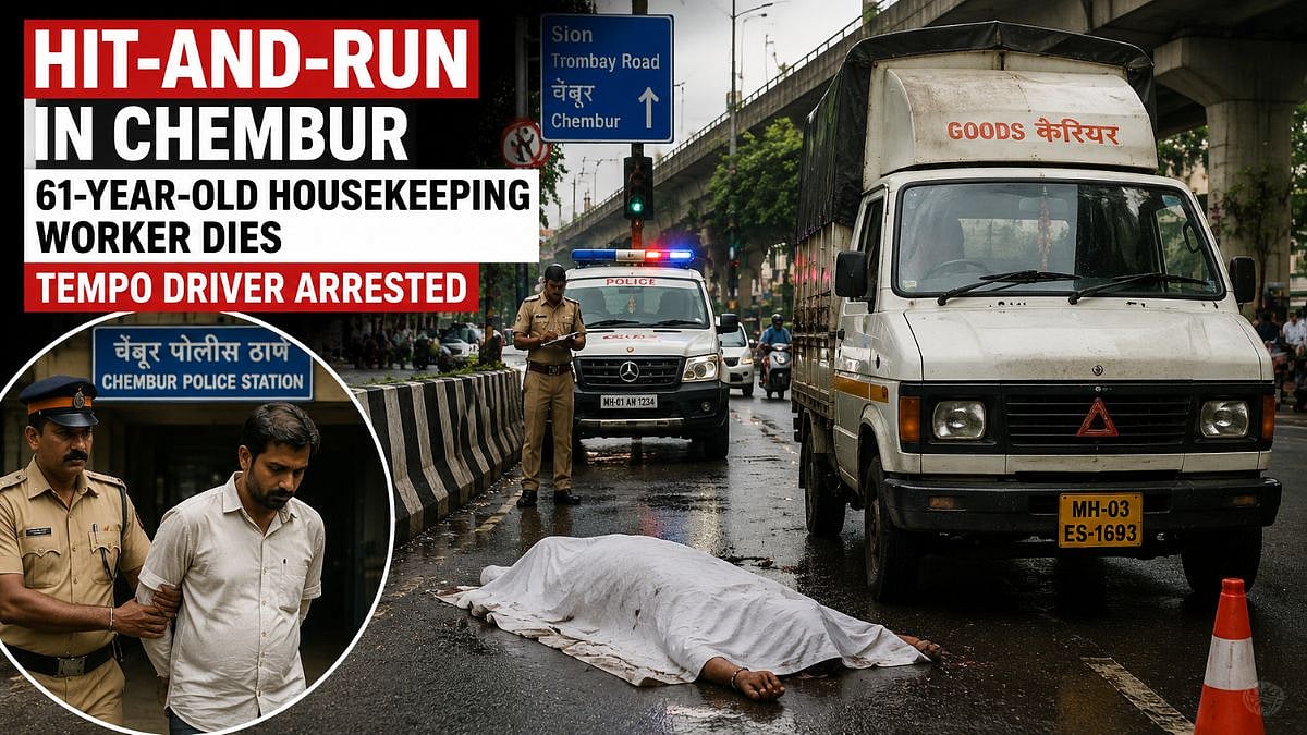 Mumbai Tragedy: Tempo Driver Arrested After 61-Year-Old Housekeeping Worker Dies In Chembur Hit-And-Run