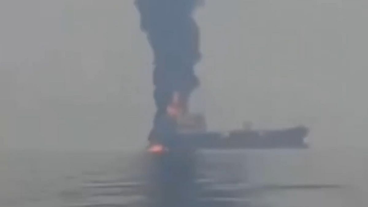 Red Sea Ship Attack: Indian-Flagged Vessel Sinks Off Yemen, All 13 Indians Rescued; MEA Condemns Incident