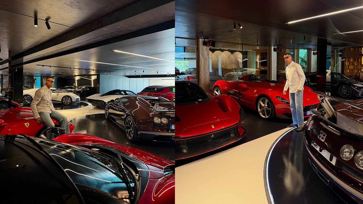 Cristiano Ronaldo Sets Social Media Ablaze With Multi-Million Dollar Car Collection Reportedly Worth Around ₹379.56 Crore