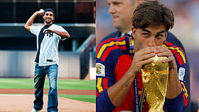 Spain World Cup winner Ferran Torres throws ceremonial first pitch at Yankee Stadium