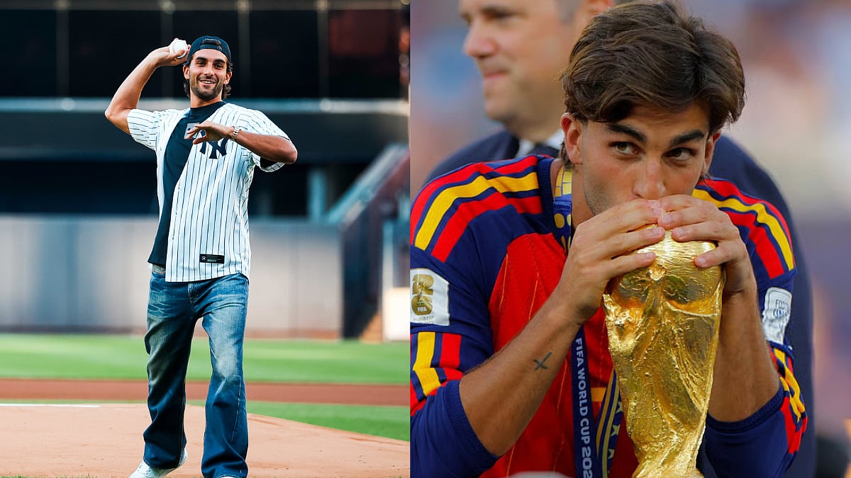 From World Cup Glory To MLB Moment! Spain Star Ferran Torres Delivers Ceremonial First Pitch At Yankee Stadium | Video