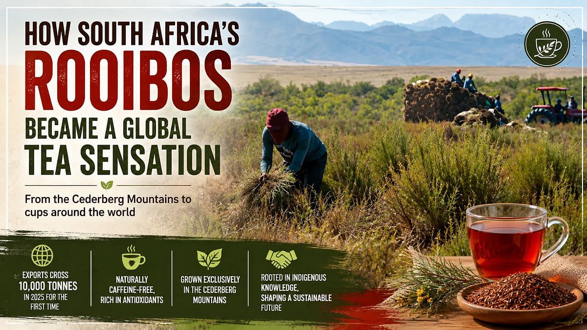 How South Africa's Rooibos Became A Global Tea Sensation Amid Rising Demand And Climate Challenges