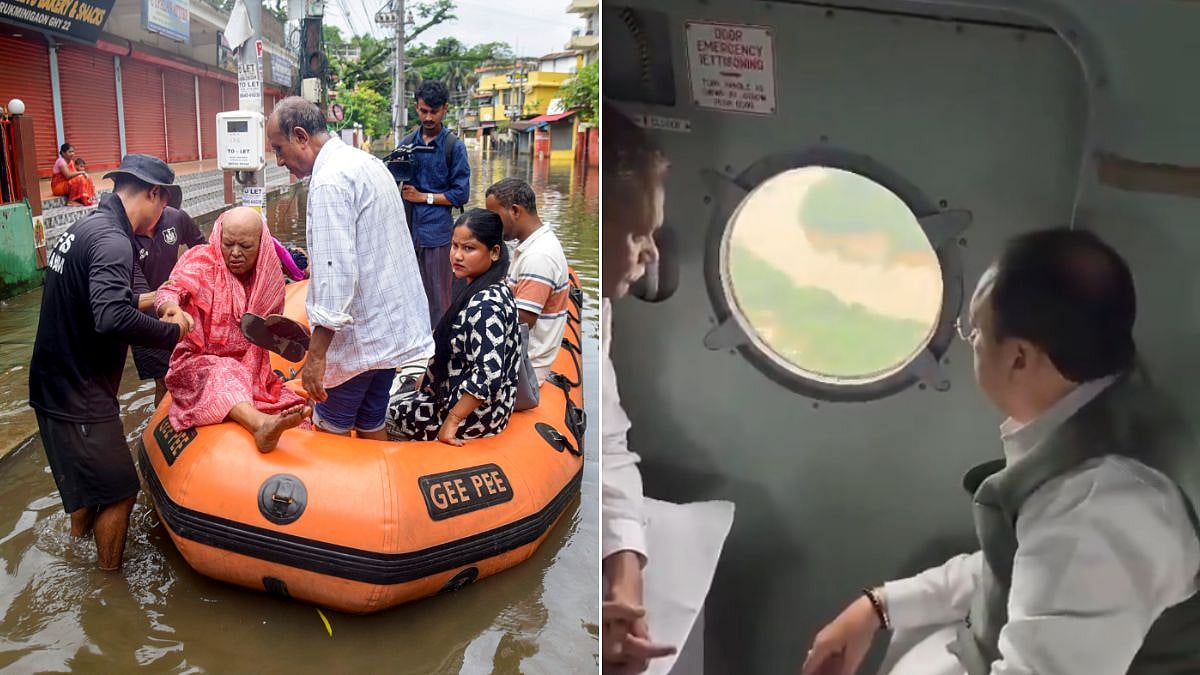 'Normalcy Will Take Time': JP Nadda Surveys Flood-Ravaged Assam; Vows Comprehensive Relief, Rehabilitation & Compensation | Video