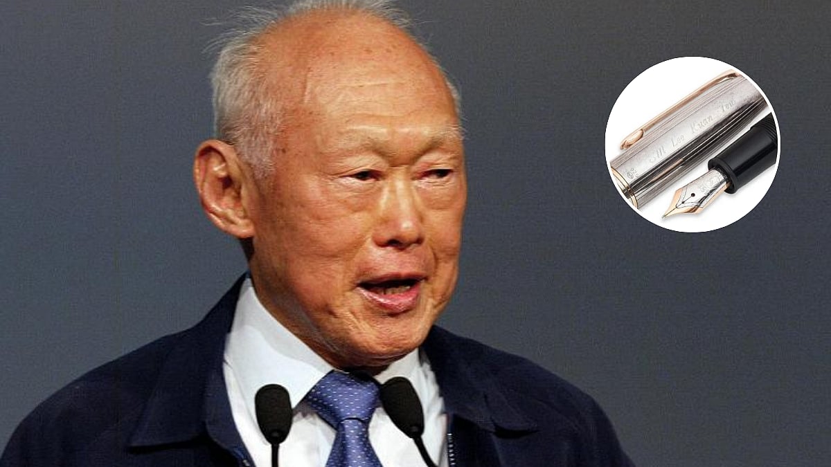 Singapore Founding PM Lee Kuan Yew's Engraved Montblanc Pen Goes Under The Hammer For $50,000