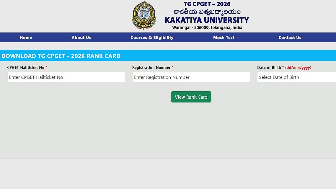 CPGET 2026 Result Declared At cpget.tgche.ac.in; Direct Link Here 