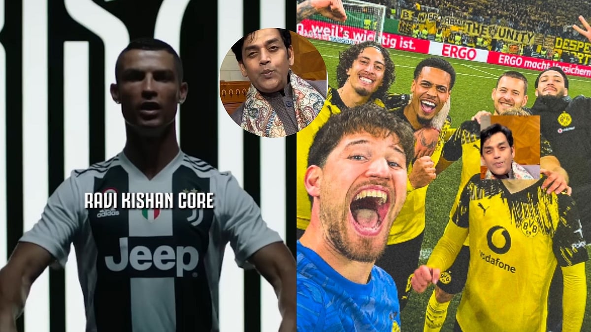 Ravi Kishan Memes Go Global: Football Clubs Juventus & Borussia Dortmund Join Viral Trend Featuring The Actor-Politician