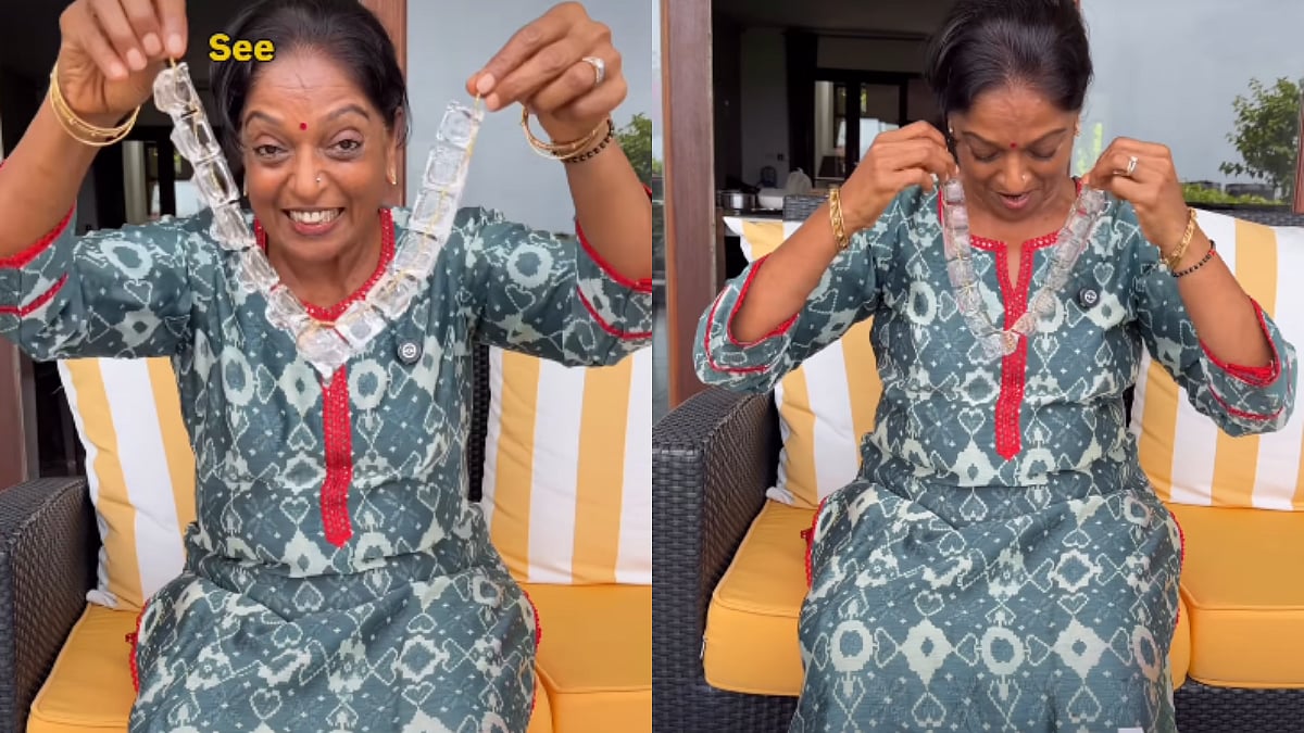 WATCH: Viral 'Ice Chain' Trend Leaves Internet In Splits As Creator Turns Gold Necklace Into Frozen Fashion Statement