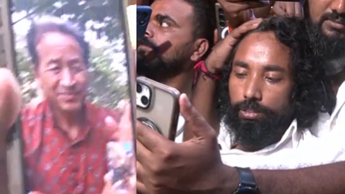 Jharkhand Student Protest: Activist On Indefinite Fast Drinks Water At Sonam Wangchuk's Request, Says Will Not Consume Food