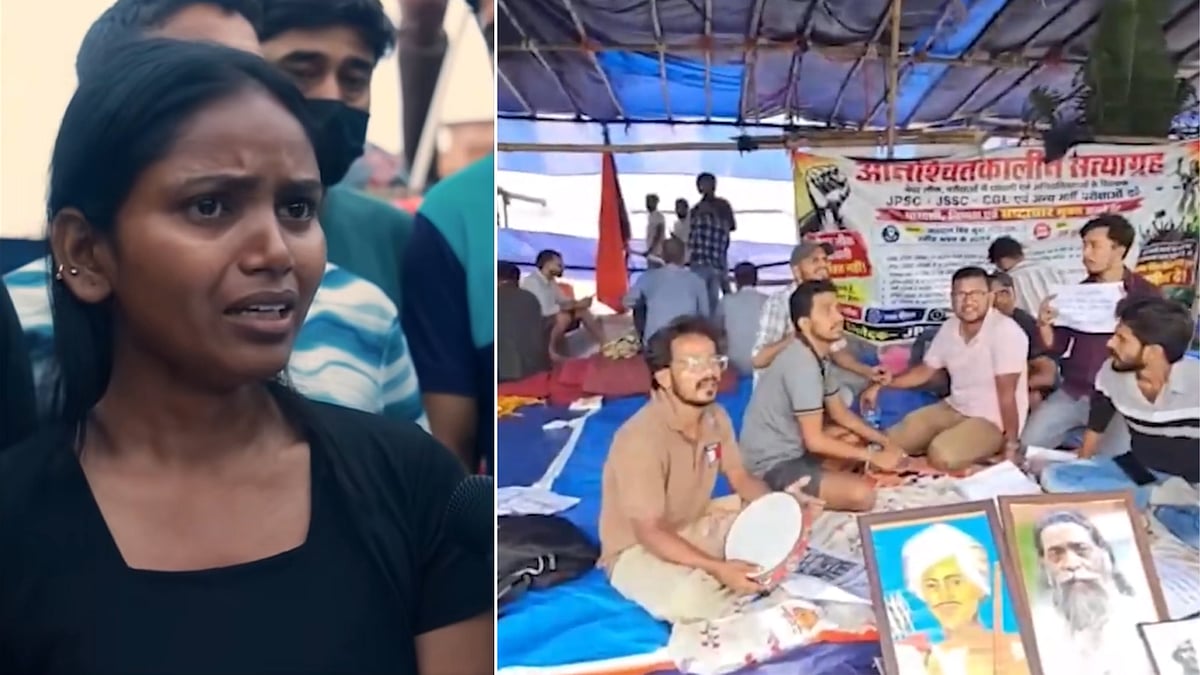 ‘Pura Time Waste Ho Gaya… Humara Plan B Nahi Hai’: Jharkhand Student Speaks About Panic, Lost Study Time & Exam Stress At Ranchi Protest Site; Video Goes Viral