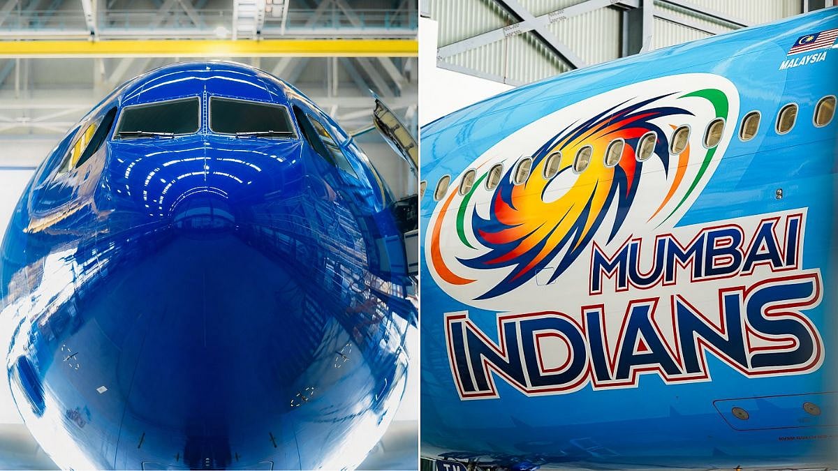 Blue & Gold, Airborne: The Malaysia Airlines × Mumbai Indians Special livery Airplane Set To Arrive In Mumbai