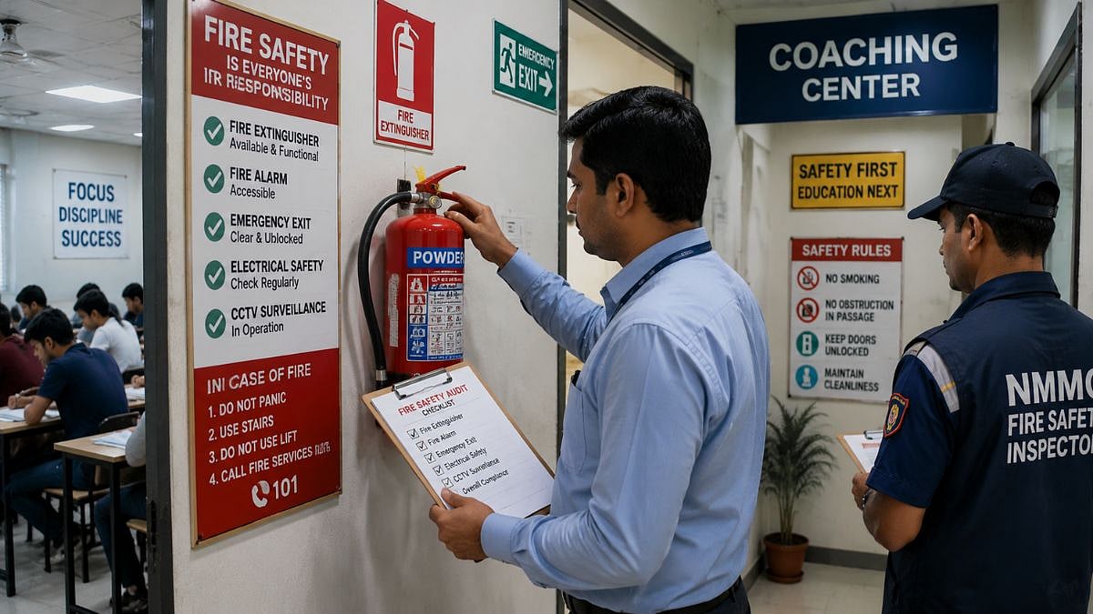 Navi Mumbai: NMMC Orders Fire Safety Audit Of Coaching Centres, Mandates Structural, Fire Compliance