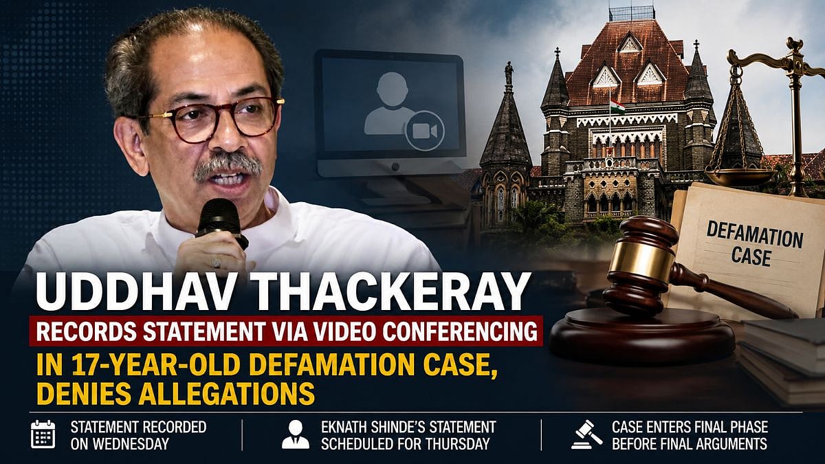 Uddhav Thackeray Records Statement Via Video Conferencing In 17-Year-Old Defamation Case, Denies Allegations