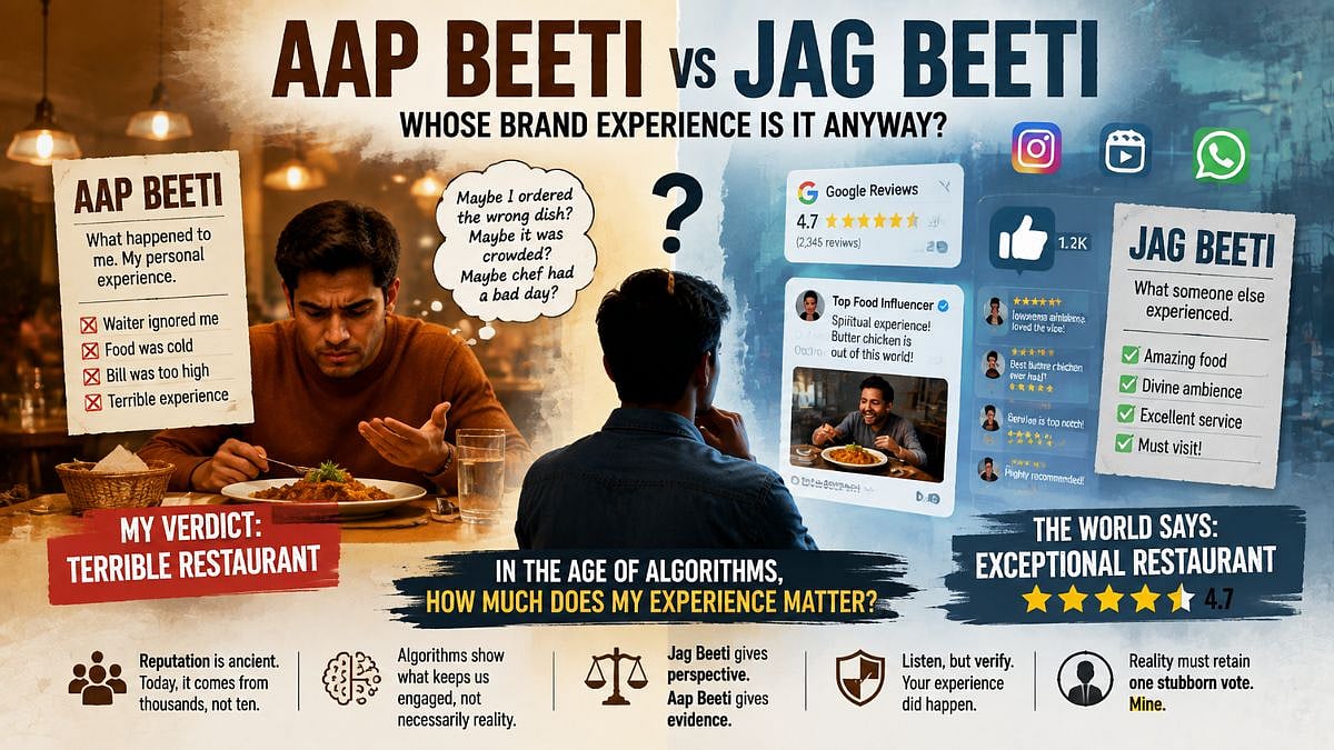 Aap Beeti Vs Jag Beeti: Whose Brand Experience Is It Anyway?