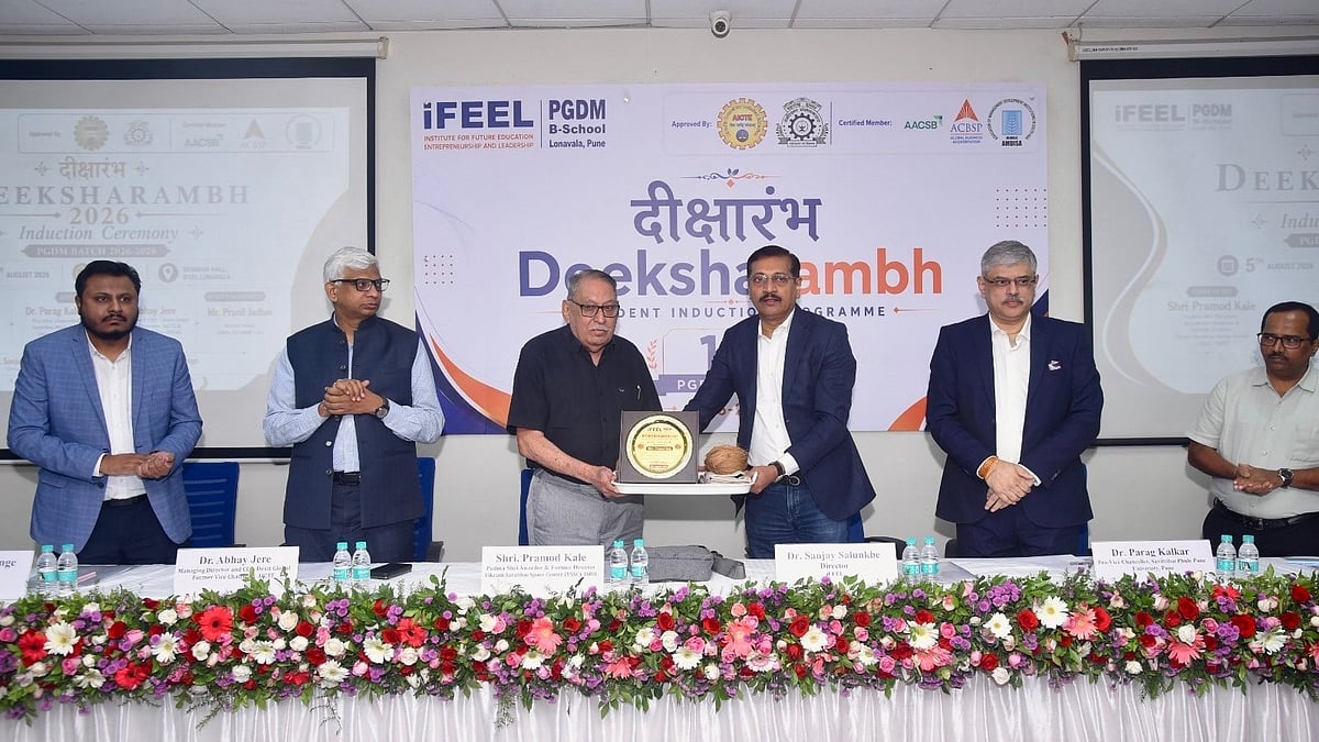 iFEEL PGDM B-School Pune Marks Deeksharambh 2026 in the Esteemed Presence of Padma Dr. Pramod Kale