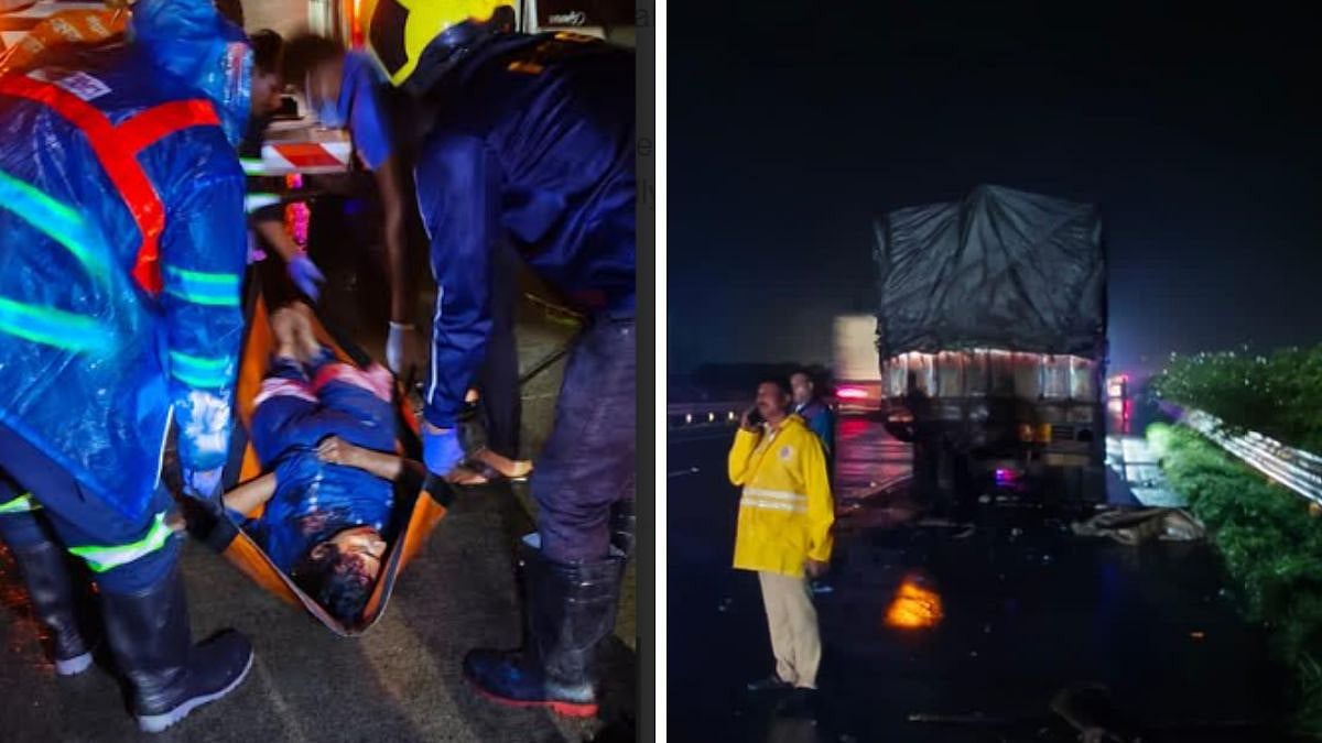 Samruddhi Expressway Accident: 2 Killed As Ertiga Slams Into Stranded Truck, Woman Seriously Injured