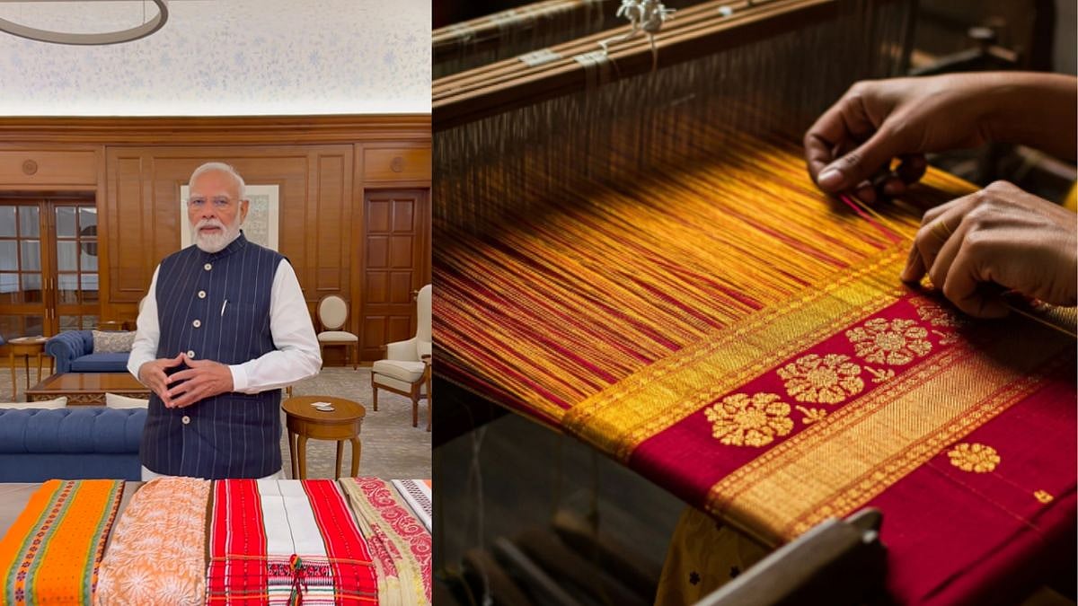 National Handloom Day: PM Modi Links India’s Handloom Pride With 1905 Swadeshi Movement