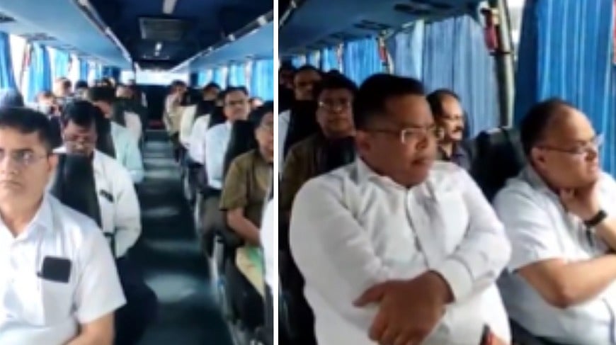 MP's Jan Vishwas Campaign Starts, Indore Administration Travels Together  In A Bus To Reach Public| Video