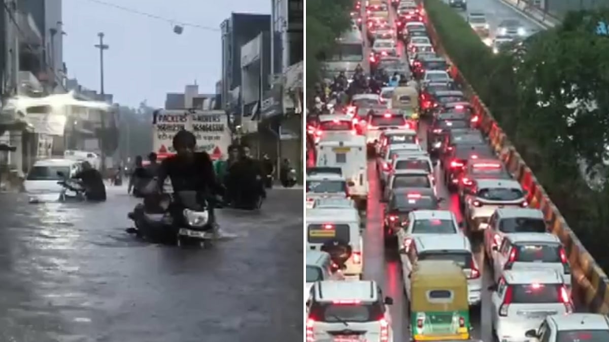 Video: Heavy Rain Brings Delhi To A Standstill; Roads Flooded, Traffic Severely Hit