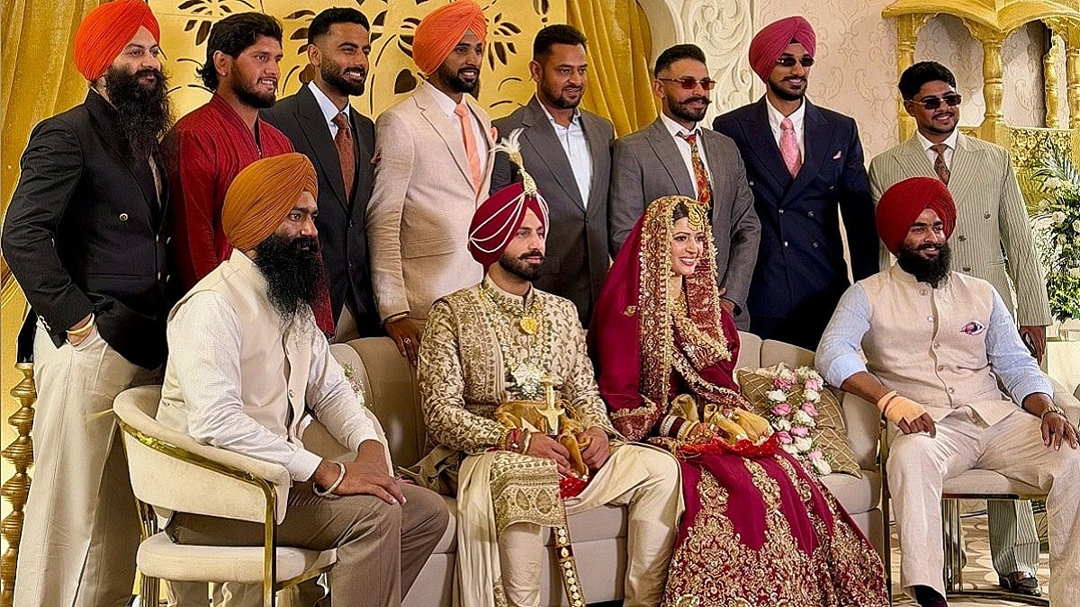 Arshdeep Singh, Naman Dhir, Ashwini Kumar Attend KKR Star Ramandeep Singh's Wedding With Actress Charlie Chauhan