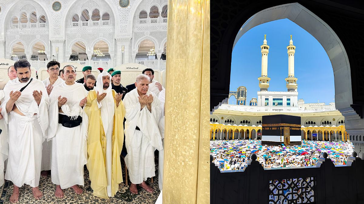 Pakistan's PM Shehbaz Sharif Performs Umrah In Mecca Alongside Other Delegation Including Asim Munir During His Visit To Saudi Arabia 
