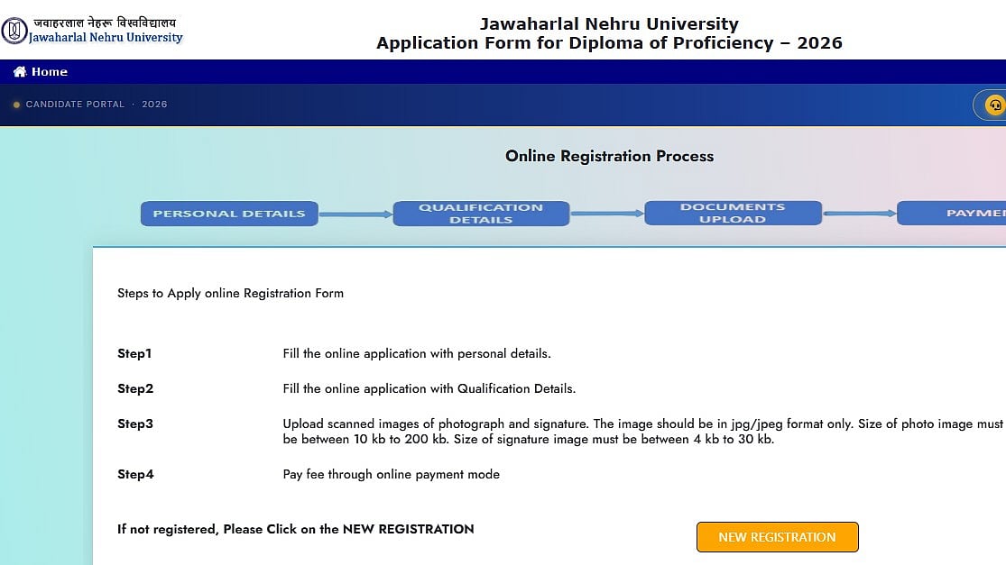 JNU DOP Admission 2026-27: Applications Begins For Diploma Of Proficiency Courses At jnuee.jnu.ac.in; Check Eligibility, Dates, Fees & How To Apply