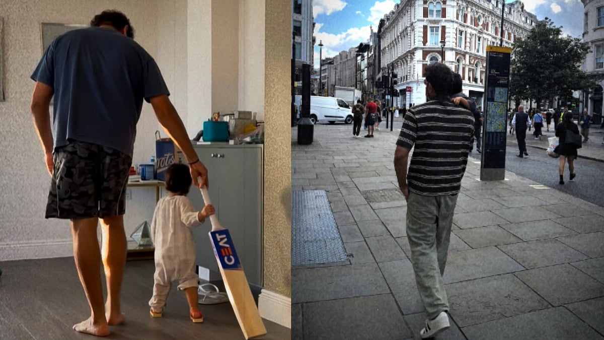 'New Batting Partner?': Rohit Sharma Poses With His Kid As Adorable 'Bat' Picture Takes Social Media By Storm