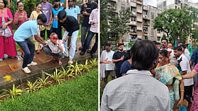 Mumbai: Several Senior Citizens Injured After Canopy Collapses At Sion’s Pratiksha Nagar - VIDEO