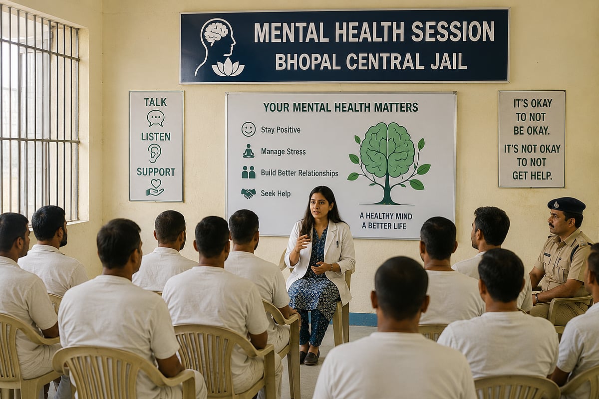Only 1 Psychological Counsellor For 42K Inmates At Bhopal Central Jail; Authorities Sign MoU For Prisoners' Mental Health