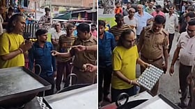 UP Sweet Shop Owner Refuses To Eat His Own Sweet During Inspection, Leaves Officials Stunned - VIDEO