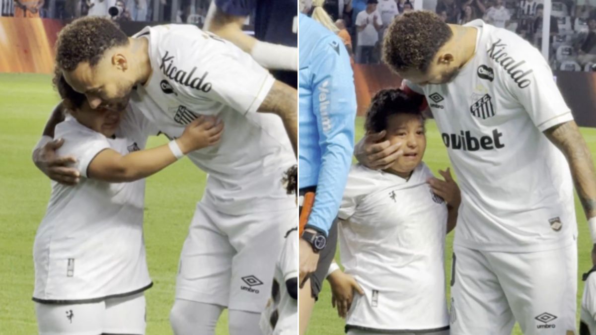 Viral Video Shows Neymar Jr Hug Young Fan As She Cries During National Viral Video Shows Neymar Jr Hug Young Fan As She Cries During National