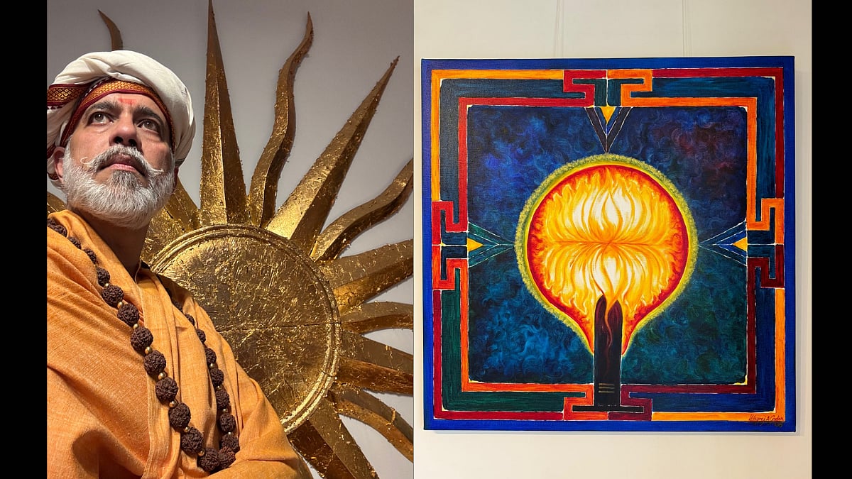 'I Am Definitely Not A Painter. I Am A Mystic Who Happens To Paint!': Dr Udayraj Gadnis At 60 