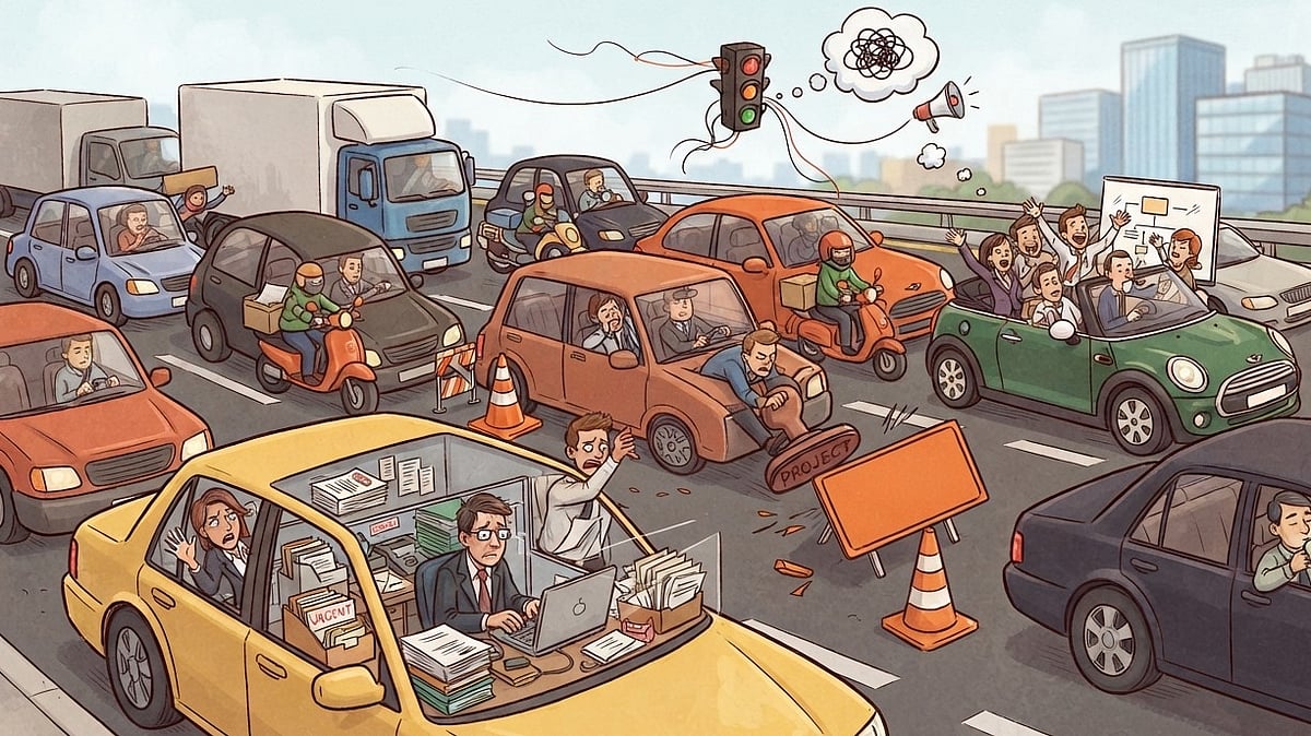 Stuck In Traffic? These 5 Management Lessons Can Help You Navigate Workplace Chaos