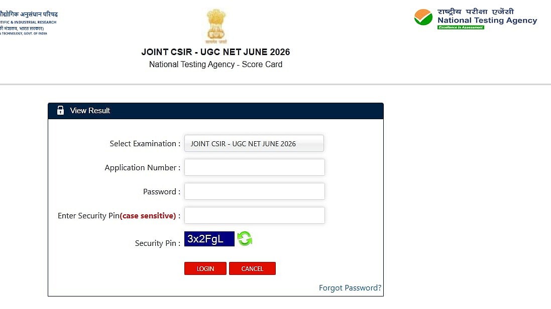 CSIR-UGC NET June 2026 Result Out For 5 Subjects At csirnet.nta.nic.in; Direct Link Here