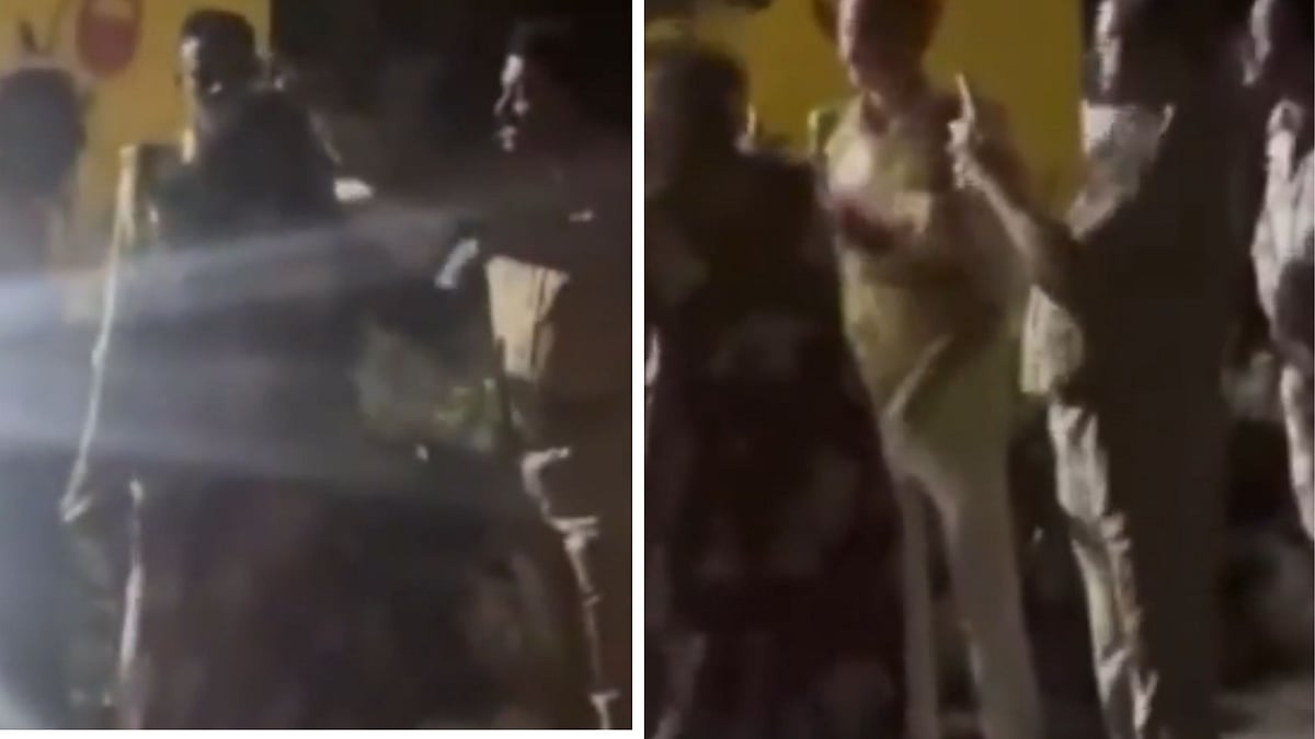 Drunk Woman Accuses Cops Of Taking ₹10K Bribe To Release Vehicle During Checking | Video