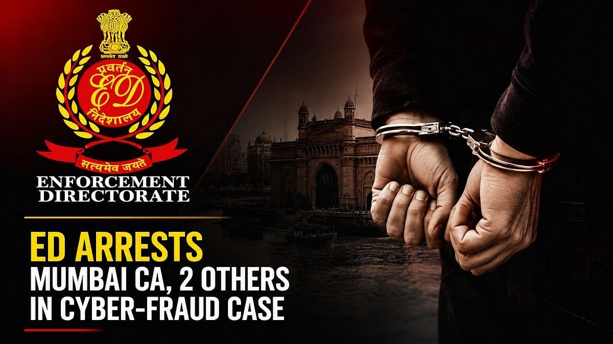 Goa ‘Digital Arrest’ Probe: ED Arrests Mumbai CA, 2 Others In Multi-State Cyber-Fraud Money-Laundering Case