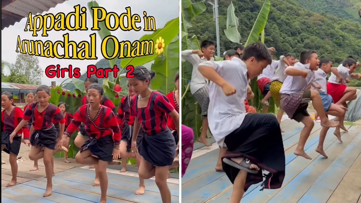 'Appadi Pode In Arunachal': Kiren Rijiju Shares Video Of Students Celebrating Onam, Says 'Feeling Keralam'- WATCH 