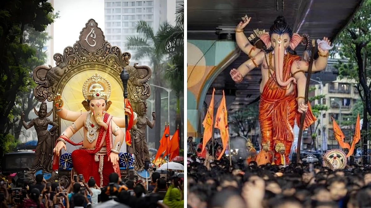 Chinchpokli Cha Chintamani To Parel Cha Raja: Mumbai To Witness Grand Ganesh Aagman Processions Today; Lalbaug Turns Into Fortress