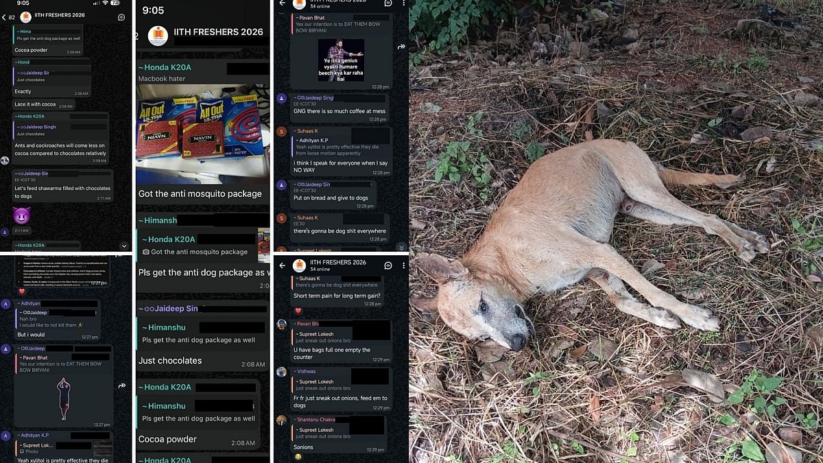 'Brainstorming On Ways To Kill': Police Step In After Students' 'Dog-Hate' Group Chats At IIT Hyderabad Go Viral 