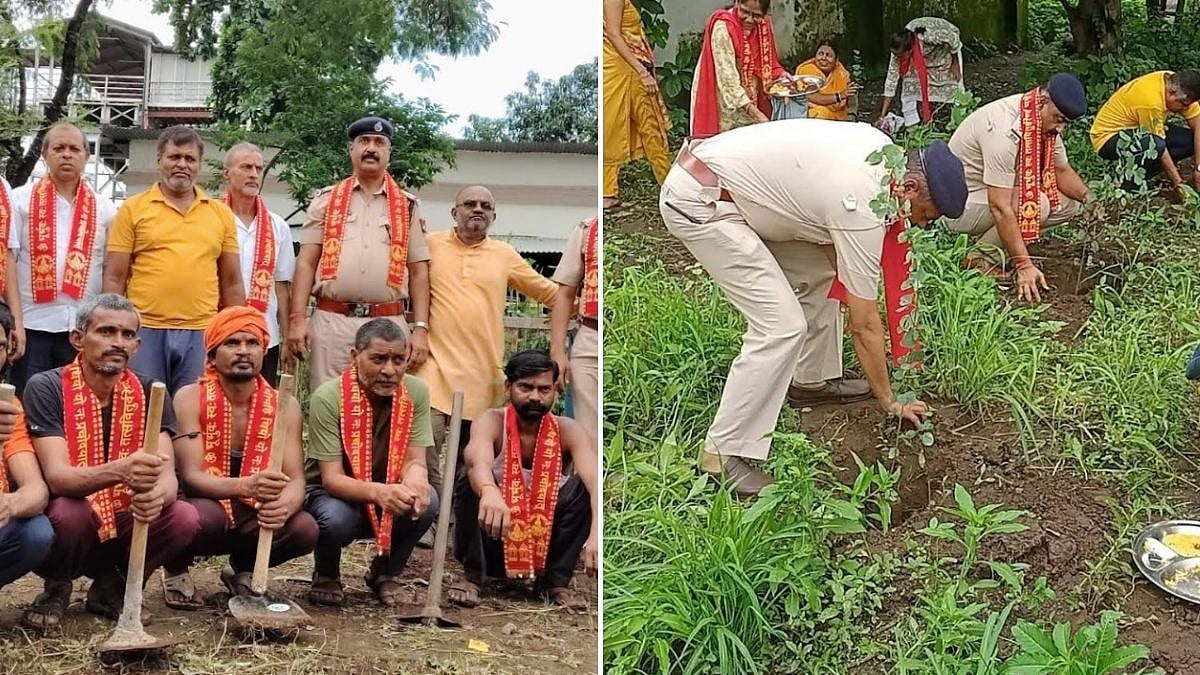 Bhiwandi Gayatri Parivar Organises Tree Plantation Drive Near Railway Station To Promote Environmental Conservation