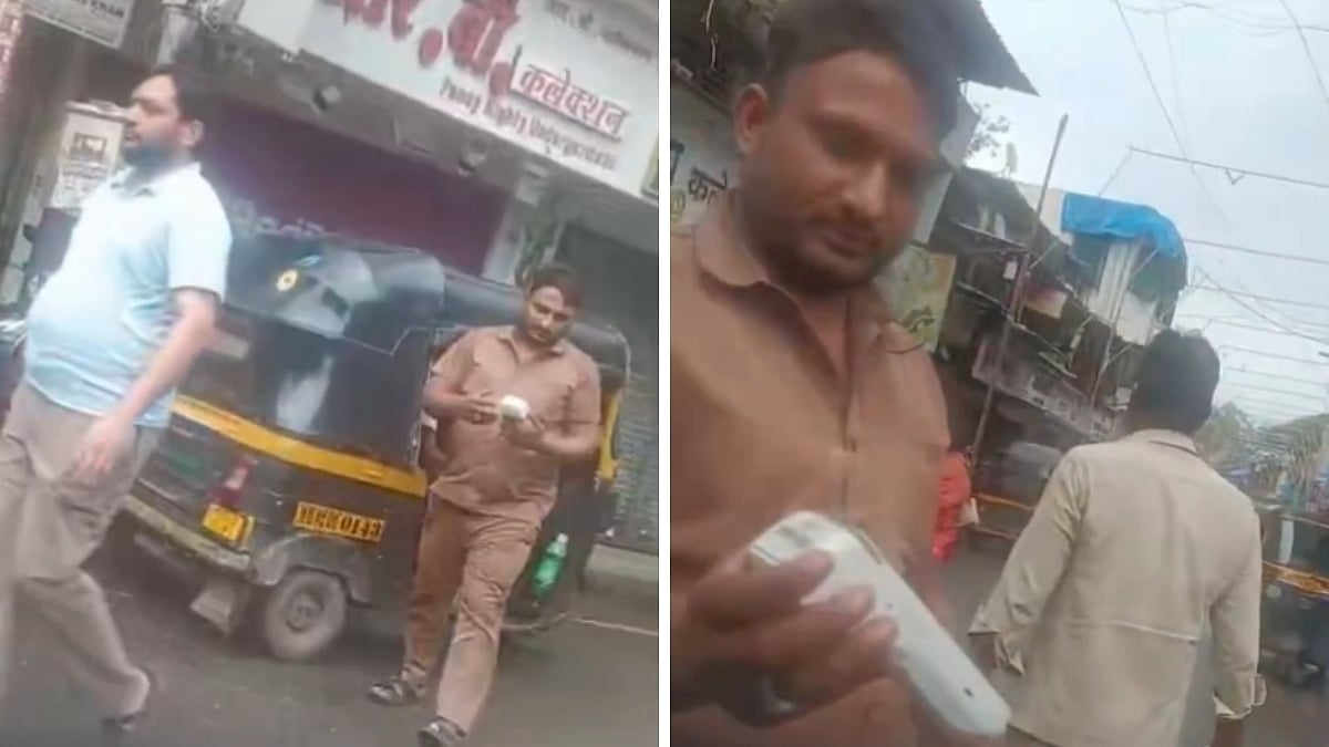 Mumbai Auto Driver Allegedly Seen Handling Device Resembling 'E-Challan' Machine; Does It Belong To Traffic Police? Viral Video Raises Questions
