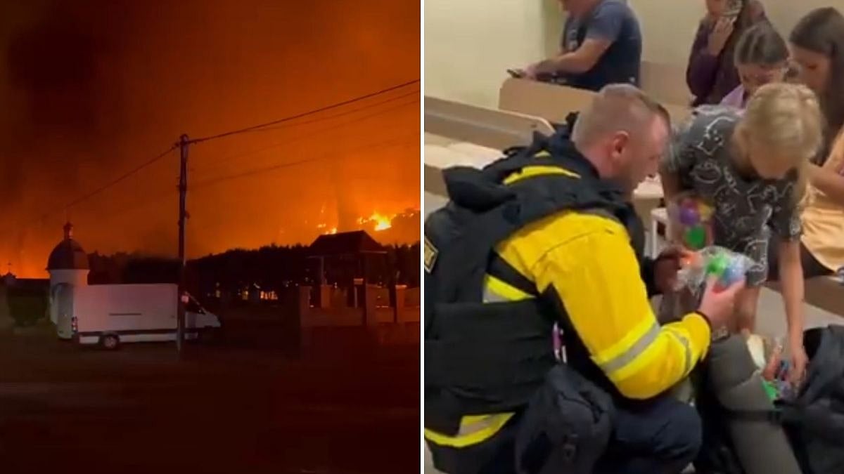 Russian Strike Near Kyiv Kills 37, Sparks Fire In Bucha District As Ukraine-Russia Attacks Intensify