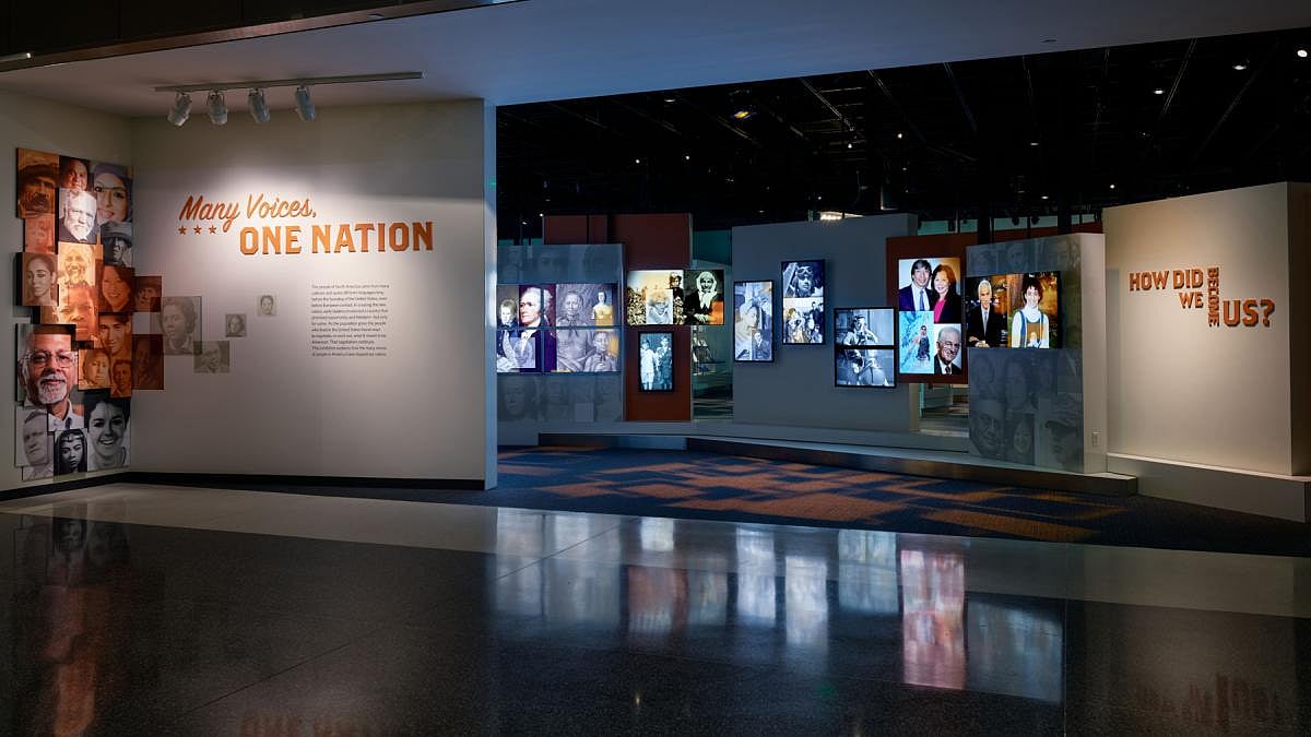 The Many Voices, One Nation exhibit at National Museum of American History