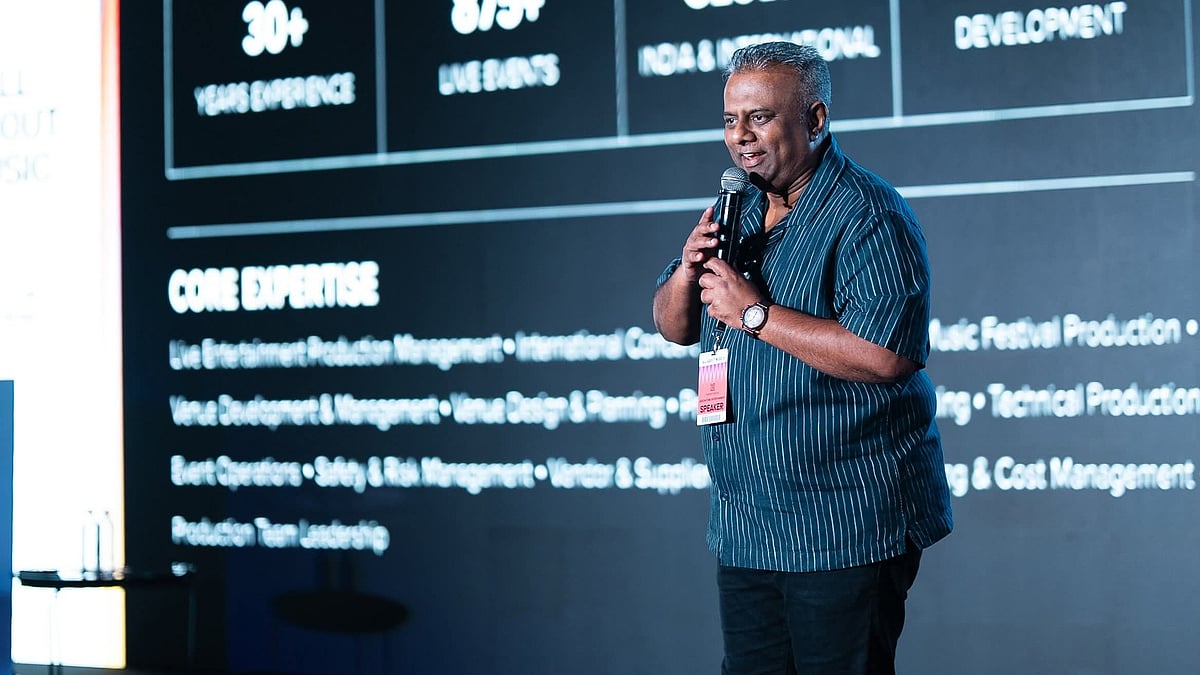 Vincent Samuel at a Panel discussion
