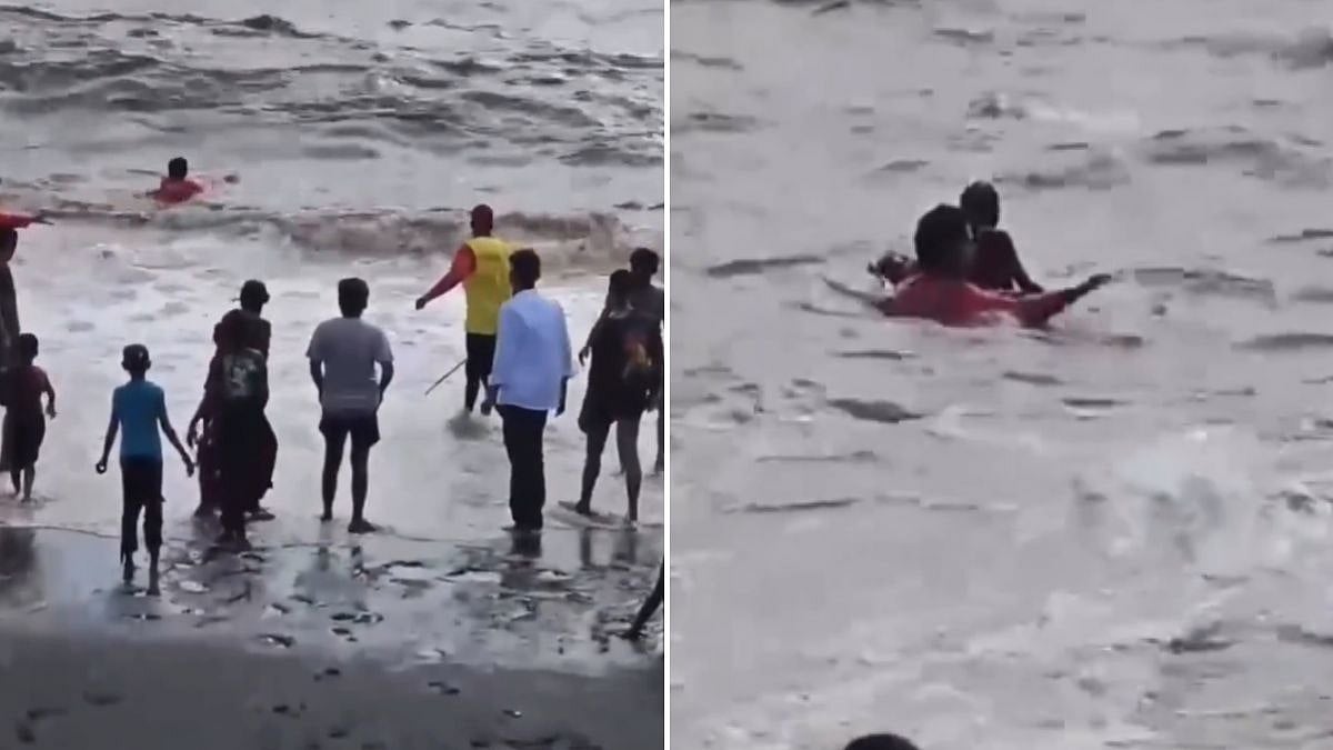 Video: Lifeguard Saves 7-Year-Old Girl From Drowning At Daman Beach