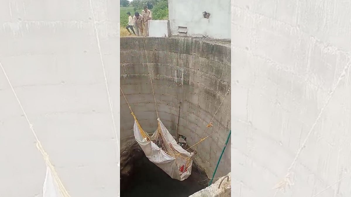 Trapped For 10 Days, Fed By Farmer: Jackal Rescued From Well In MP’s Dhar
