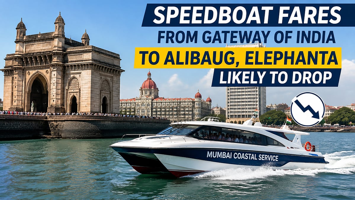 Speedboat Fares From Gateway Of India To Alibaug, Elephanta Likely To Drop