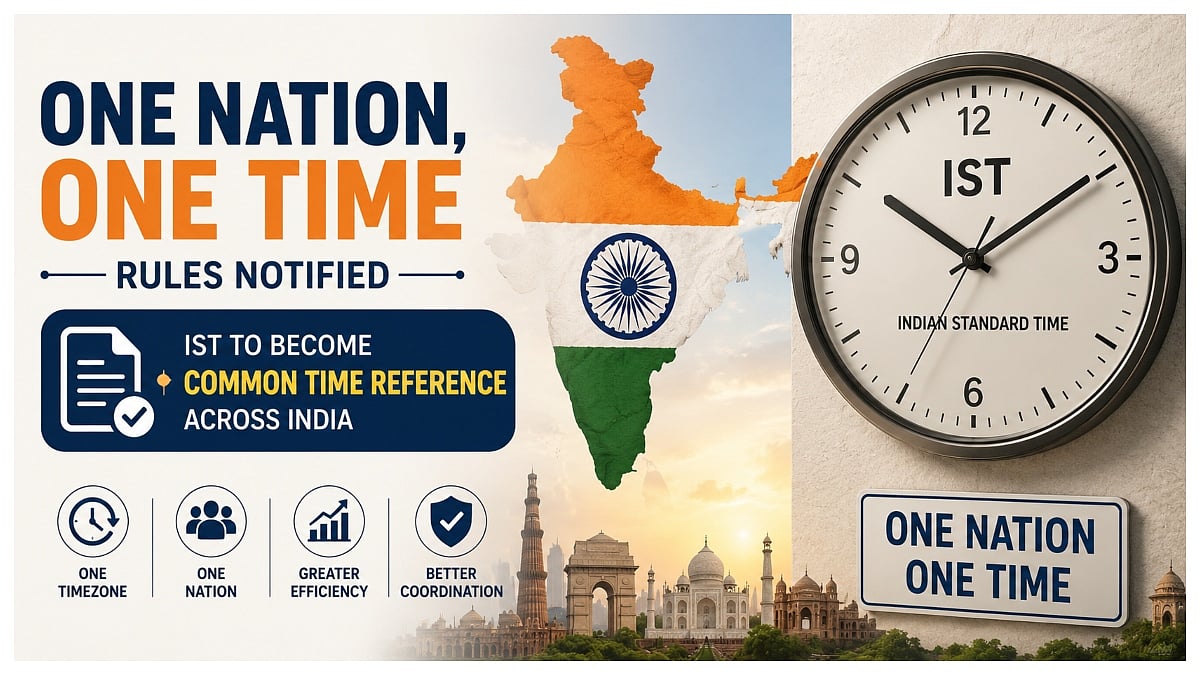 One Nation, One Time Rules Notified, IST To Become Common Time Reference Across India