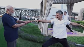 Modi joins yoga session in Tashkent during Uzbekistan state visit