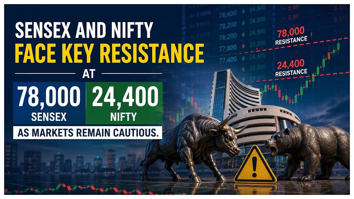 Sensex, Nifty Outlook Remains Cautious, 78,000 And 24,400 Key Hurdles For Bulls