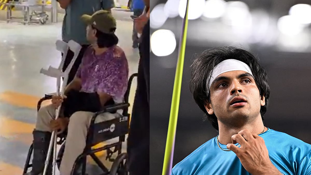 Javelin Throw Star Neeraj Chopra Spotted On Wheelchair After Injury Rules Him Out Of Asian Games 2026 | Video